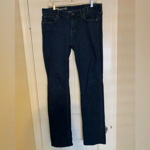 Madewell Jeans l Rail Straight Dark Blue Denim Jeans l Size: 31 x 34 EXCELLENT